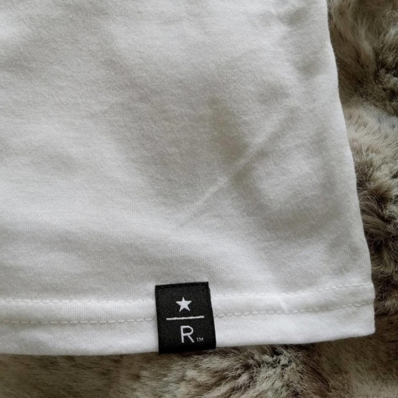 RARE! Starbucks Reserve T Shirt Tiger White Medium Unisex Women Men NWT - Picture 3 of 5